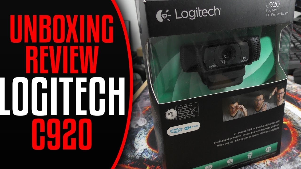 UNBOXING e TESTE - WEBCAM LOGITECH C920 PRO - YouTube
