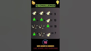 "Mind Mastery: The Ultimate Math IQ Challenge" #shorts