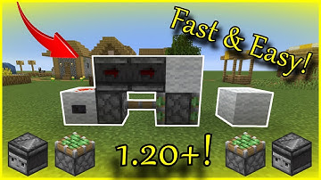 Horizontal Double Piston Extender in Minecraft! [Tutorial]