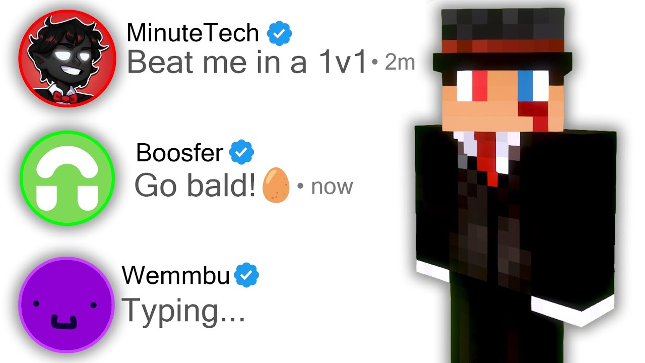 I Asked 100 Minecraft YouTubers to give me a Challenge..