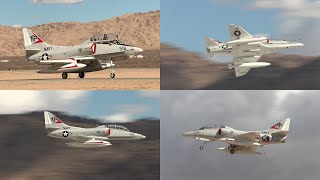 TA-4J Skyhawk Demo - Apple Valley Airshow 2022 featuring @JetJerod