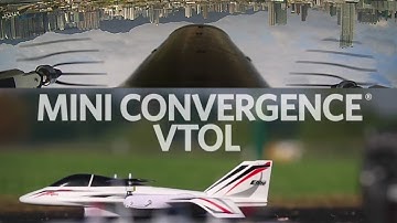 E-flite mini Convergence VTOL maiden flight w/mini FPV cam