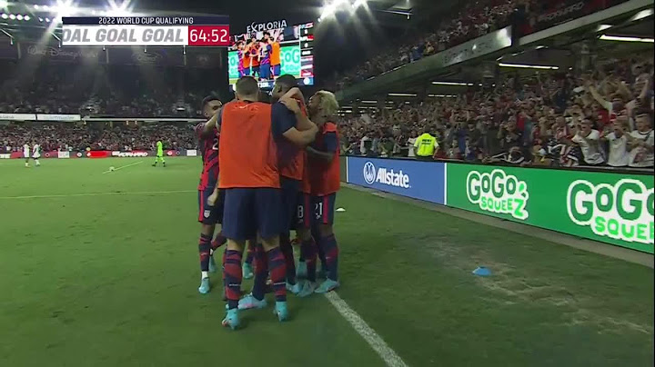USMNT vs. Panama: Christian Pulisic Third Goal - Mar. 27, 2022