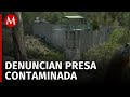 Vecinos de la alcaldía Álvaro Obregón denuncian contaminación de la presa Tarango, CdMx