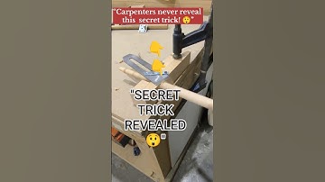 Amazing Hack: Turn Square Wood into Perfect Round Shape Instantly! #diyhacks #viral #wood #shorts