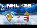 NHL 26 - Mundial Feminino IIHF - quartas de final - Finlândia x Hungria (PS5) (#3601)
