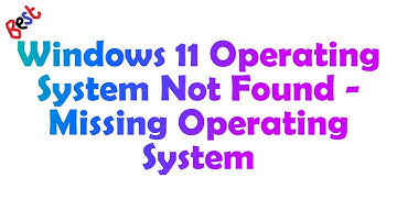 [Tutorial] How to Repair Operating System Not Found - Missing Operating System