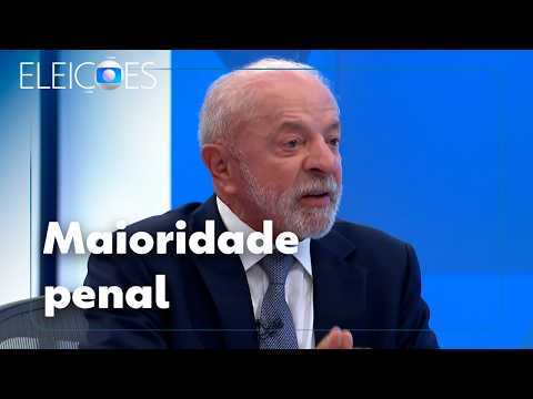 2026 Elections: Lula responds on lowering the age of criminal responsibility