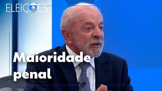 2026 Elections: Lula responds on lowering the age of criminal responsibility