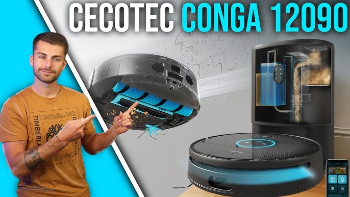 Cecotec: nuevo robot aspirador Conga 12090 Twice Roller Home&Fill -  Ferretería y Bricolaje - CdeComunicacion.es