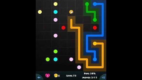 flow game facebook - 9 x 9 mania level 73 Connect the dots