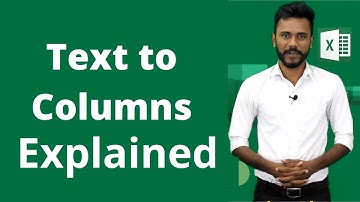 MS Excel - Text to Columns I Split I  by using unique characters I Delimited I Fixed