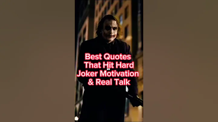 When I Care, I Leave - Hard Talk Motivational Joker Quote #joker #quotes #motivational #motivation