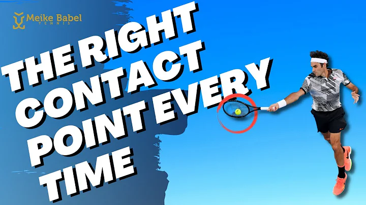 How to hit every tennis ball in your strike zone with a great contact point