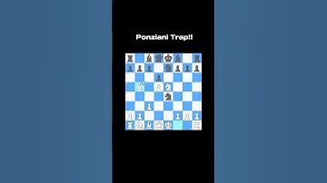 Ponziani Chess Trap!! #fyp #fypシ #magnuscarlsen #chess #chesscom #brilliantmove #chessmaster