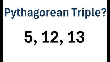 How to Determine if 3 Numbers Form a Pythagorean Triple