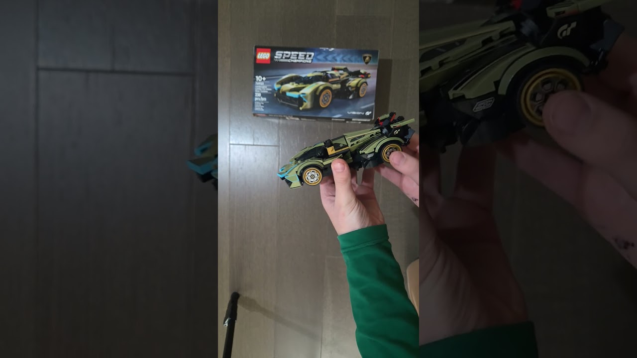 The final results of Lego Speed Champions Lamborghini V12 VGT 