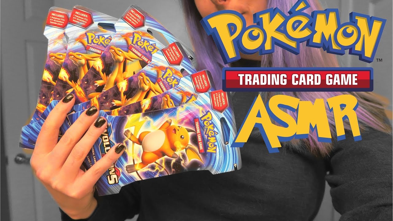 Opening Pokemon XY Evolutions TCG Booster Packs! Soft-Spoken ASMR