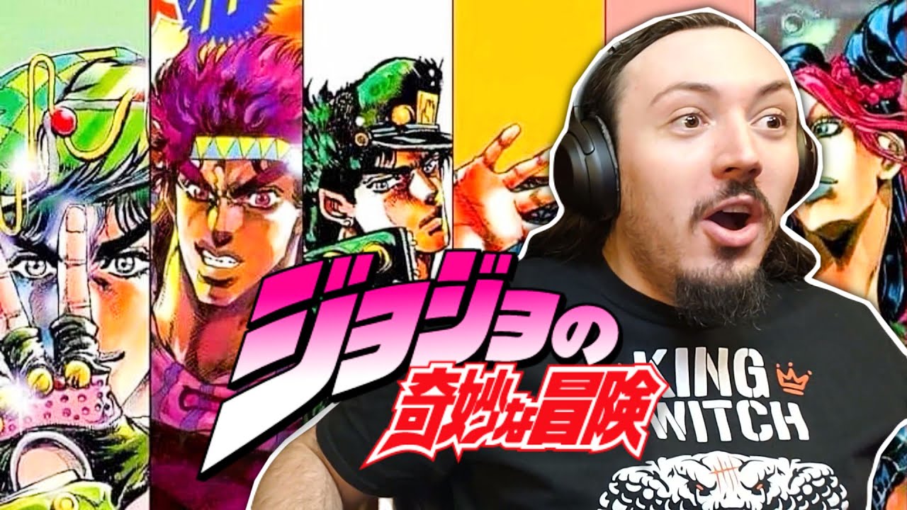 Jojo's Bizarre Adventure - All Openings Reaction Compilation (TheFlamingShark)