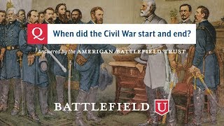 When did the Civil War start and end?