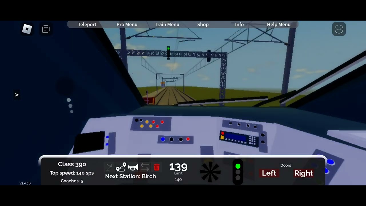 Project transit - Class 390: A journey between Wotger Central and Birch.