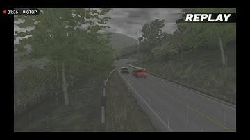 Intial D- Takumi Rain Battle