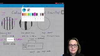 Calculating the Field of View of a Light Microscope