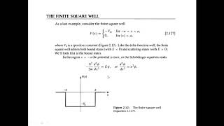 Finite Square Well   QM Part 2