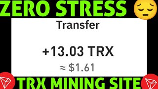 Another 13.03 TRX IN 5 Seconds + Free 10 TRX After Sign Up •Make Money Online |