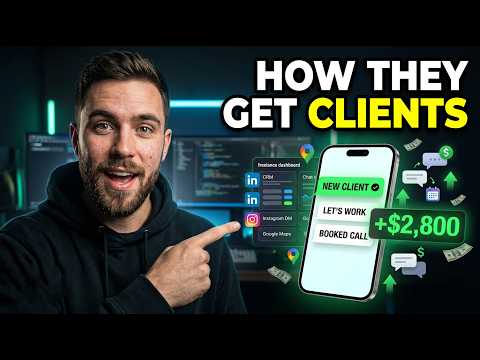 How AI Freelancers Actually Get Clients (Simple System)