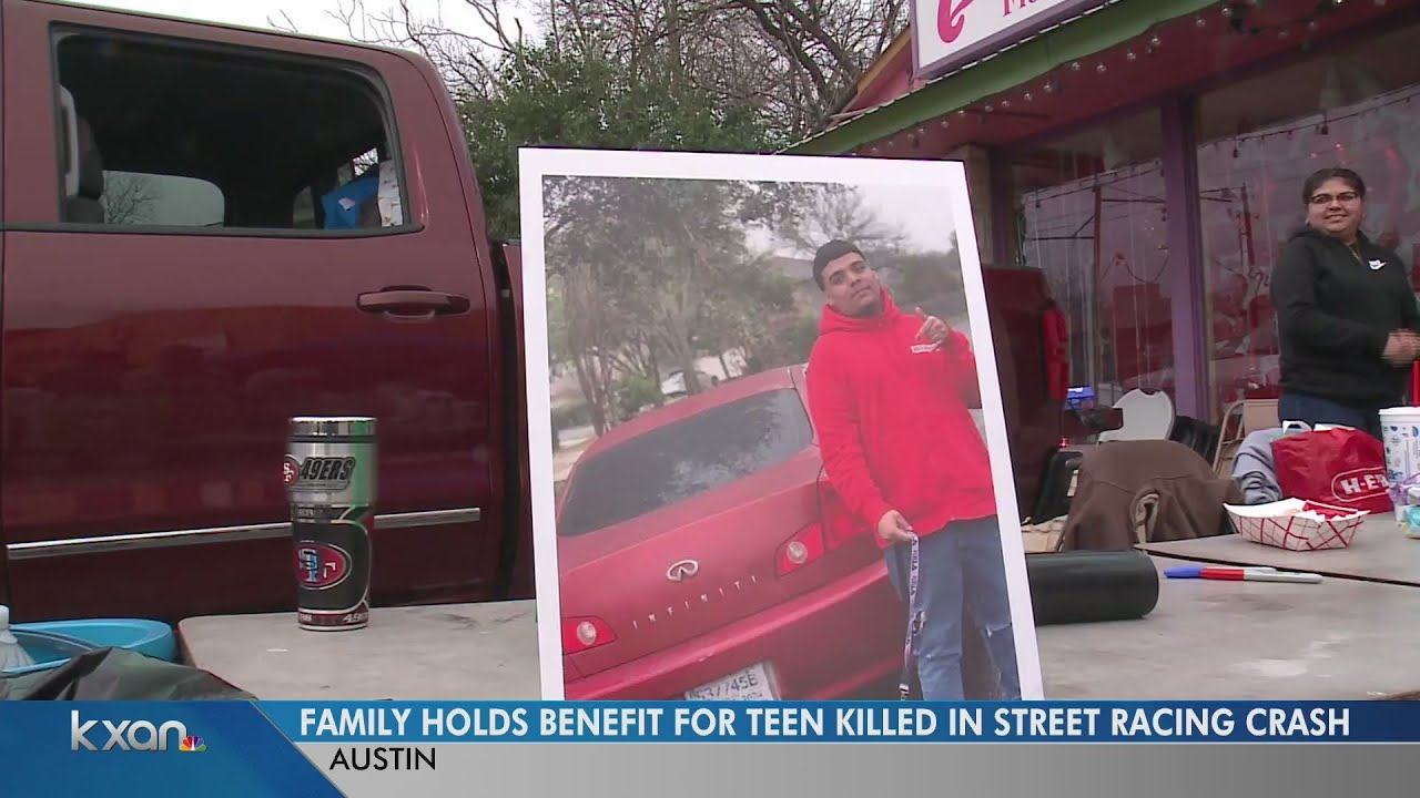 Family holds benefit for teenager killed in street racing crash - YouTube