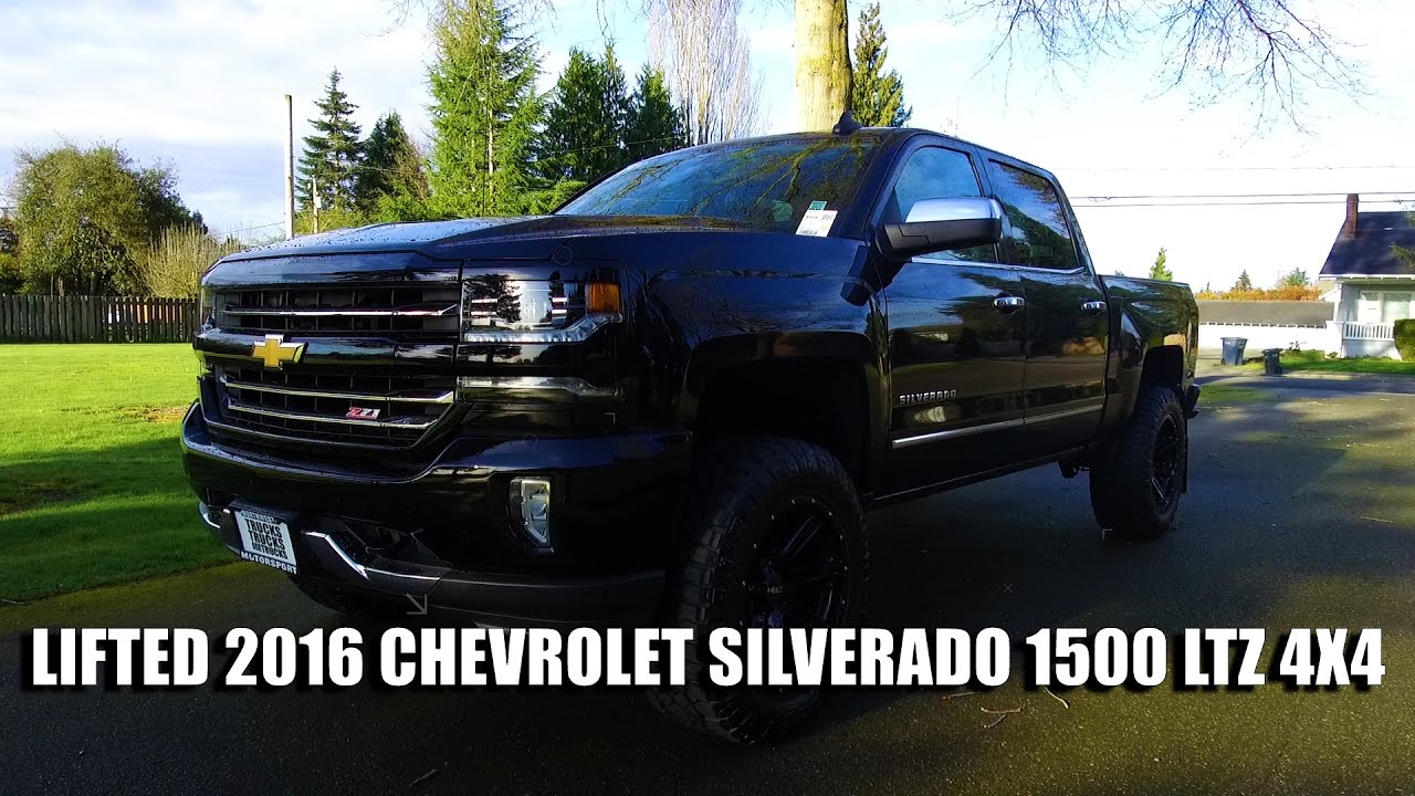 LIFTED 2016 CHEVROLET SILVERADO 1500 LTZ 4X4 - YouTube