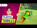 PSLR11 ROYAL TUNNEL SLIDE | Children's | Royal Play Equipment's | 8080260260 by royalplay.in