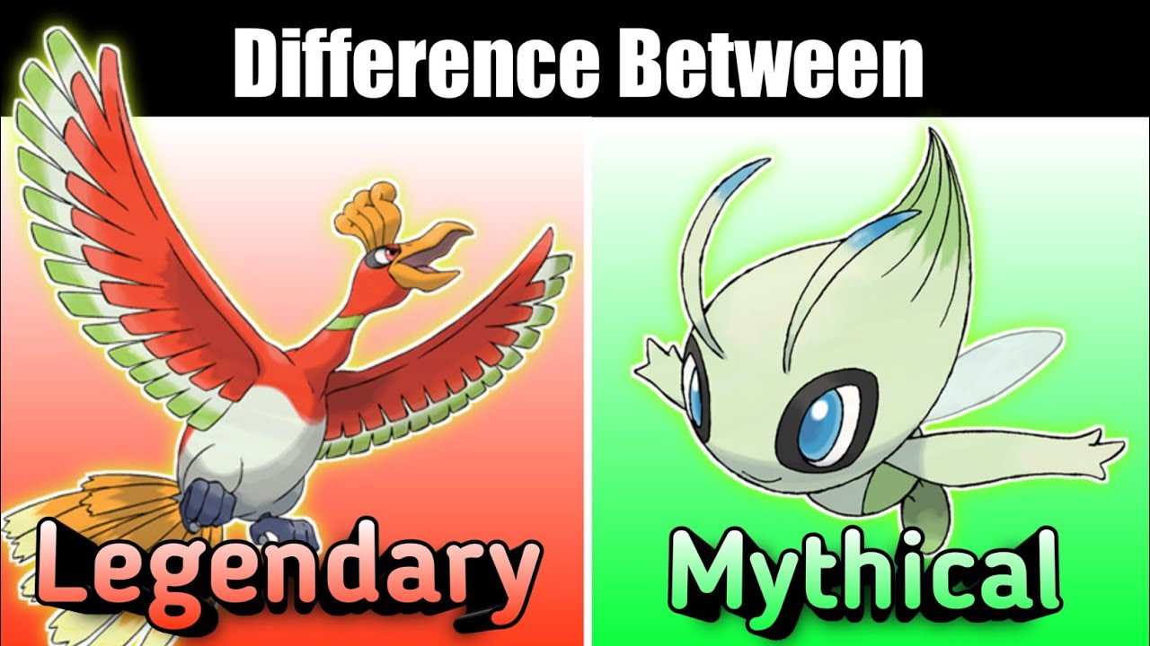 Difference Between Mythical And Legendary Pokemon YouTube