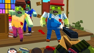 Pixel Combat: Zombie Strike - Gameplay Walkthrough Part 1 - Zombies Attack