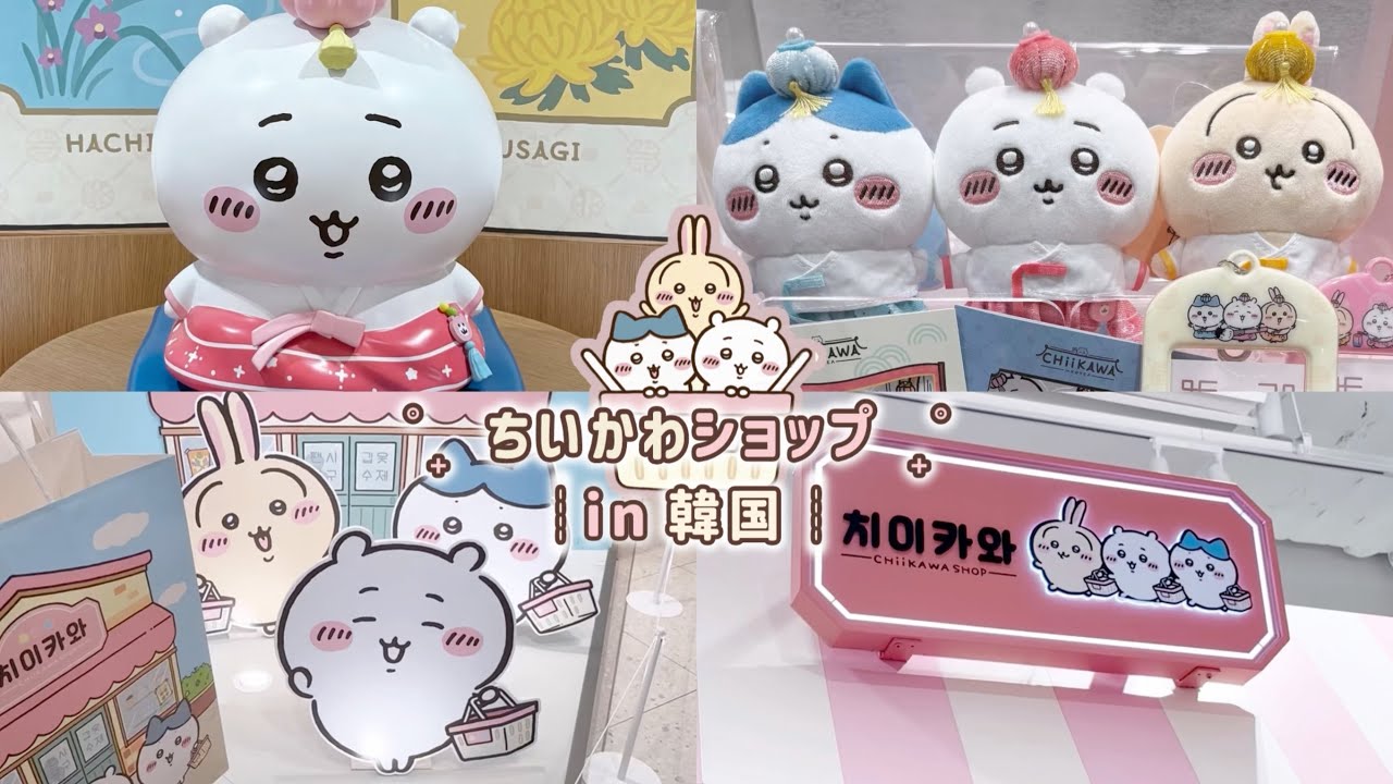 Chiikawa vlog｜韓国ちいかわショップ 🇰🇷 | Chiikawa Shop in Korea