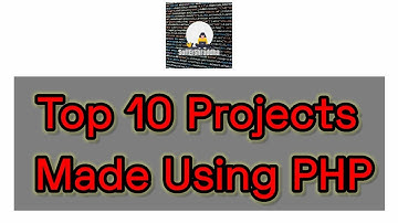 Top 10 Projects made using PHP #coding #programming #PHP #projects #softershraddha