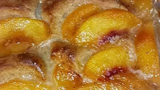 Low-carb Peach Cobbler