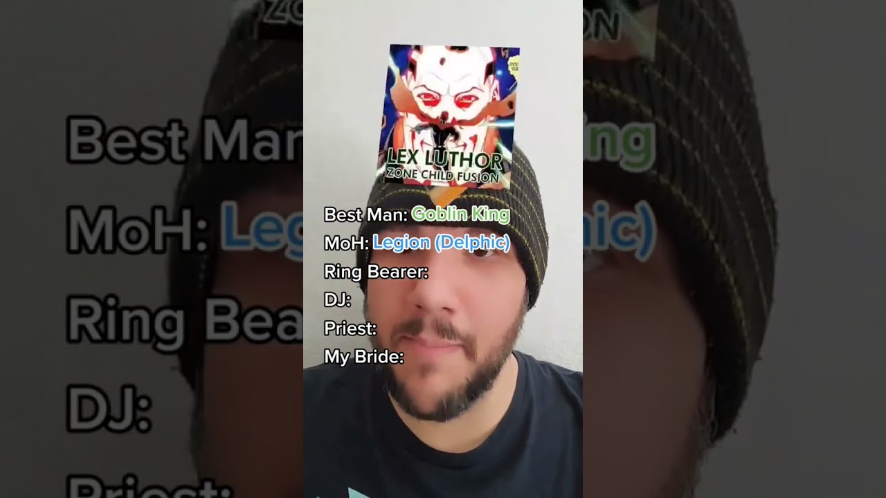 Someone please object to this wedding. 