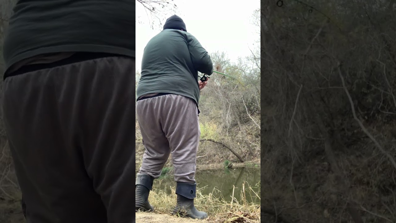 Fishing at medina river 