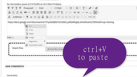 Sharing a Google Docs File and Turning it into Blackboard as an Assignment and Hyperlink (2020)