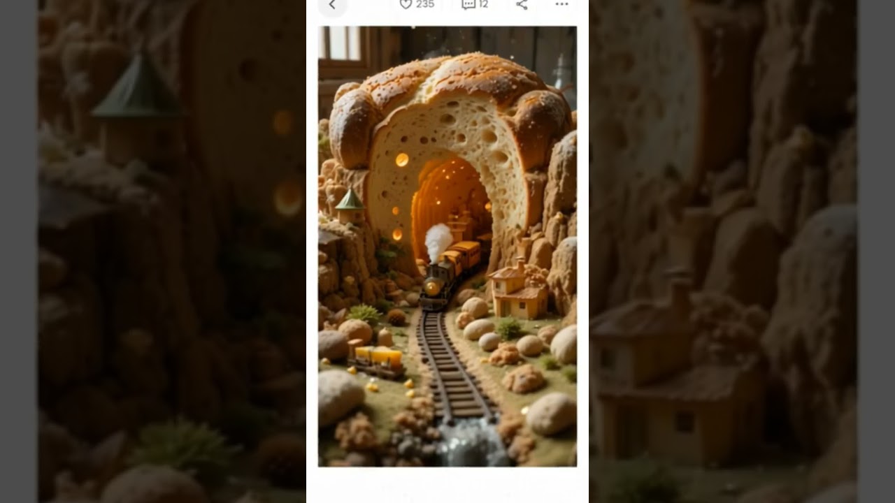 INSIDE a MAGICAL BREAD TUNNEL Train Ride!