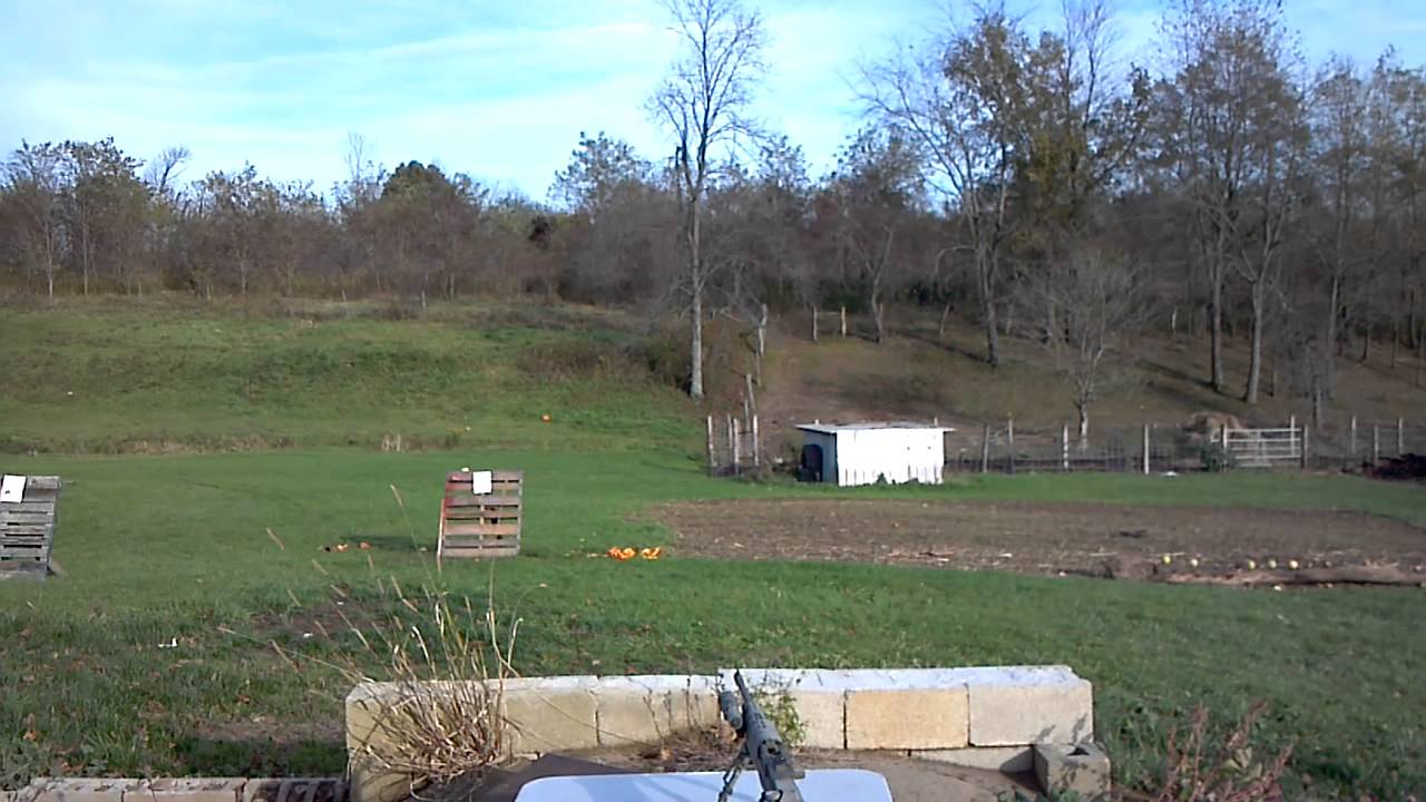 .300 win mag pushing 208gr Amax at 3000 FPS vs Pumpkin