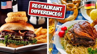7 Restaurant Differences! (USA vs Germany)