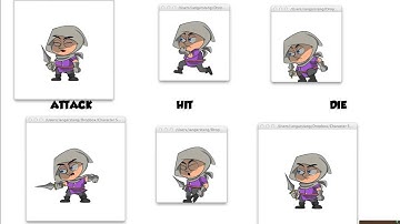 Animated Characters: Thief - 2D Game Graphics and Game Sprites