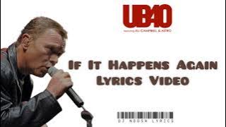 UB40 - If It Happens Again |Official Lyrics Video
