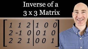 Find the Inverse of a 3x3 Matrix Using Row Operations and an Augmented Matrix