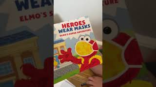 Elmo Sesame Street Heroes Wear Masks Collectible Plush and Book Set #SesameStreet