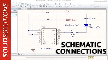 Learn SOLIDWORKS PCB - Schematic Connections
