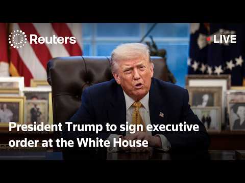 LIVE: President Trump expected to sign an executive order in Washington